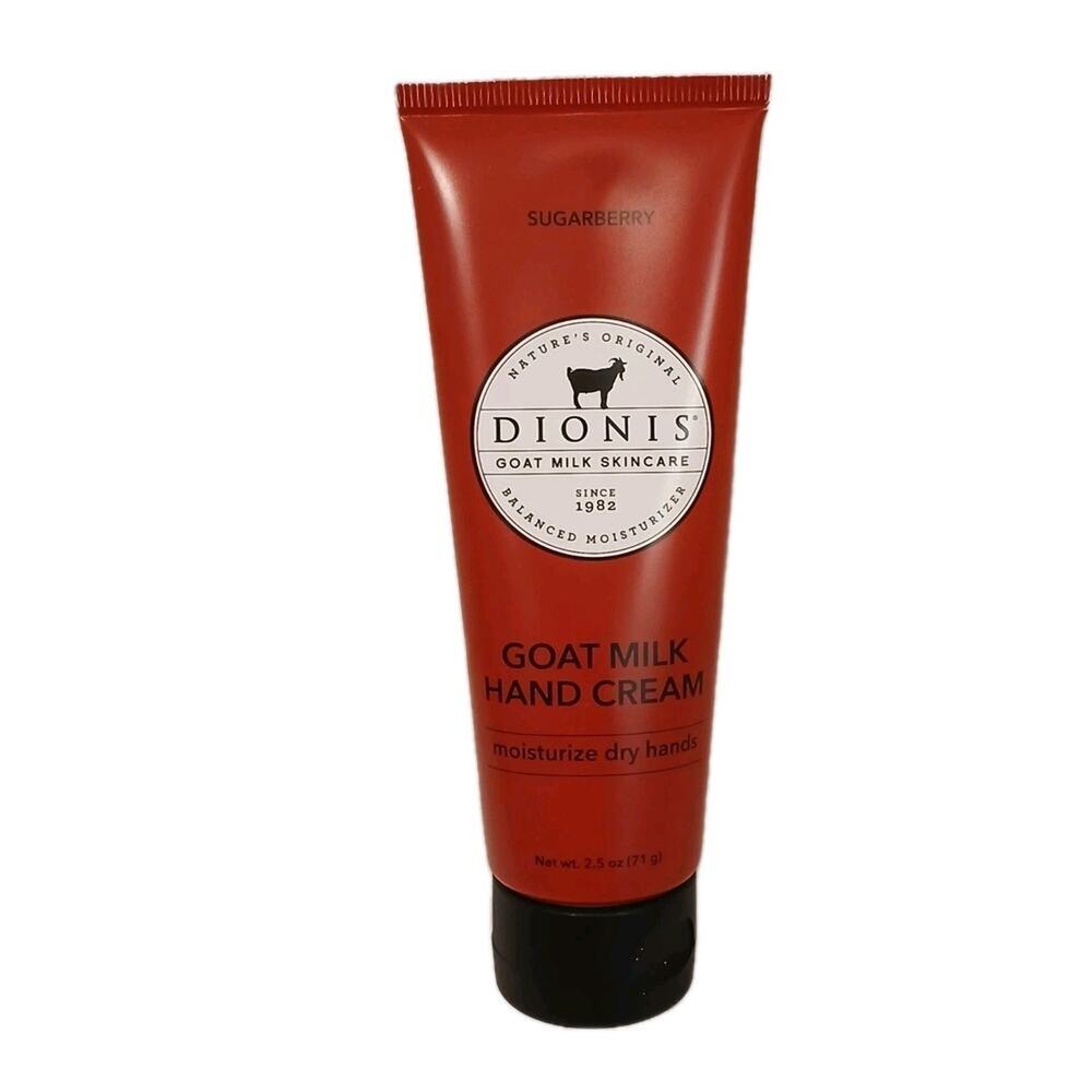 SUGARBERRY Dionis Goat Milk Hand Cream Tube 2.5 oz Dry Hands Moisture Repair New